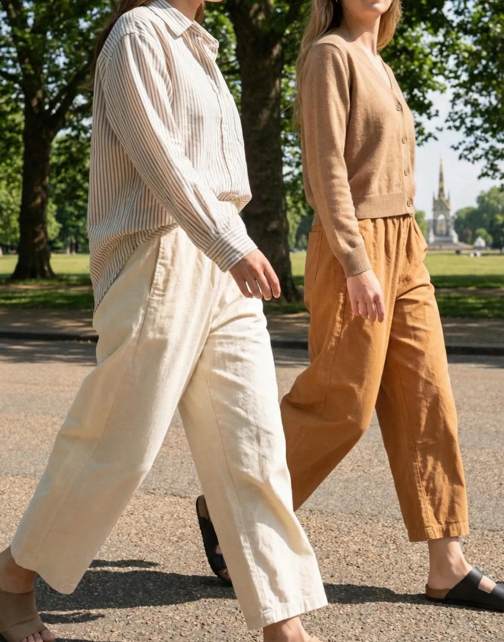 ELASTICATED WAIST BARREL TROUSER