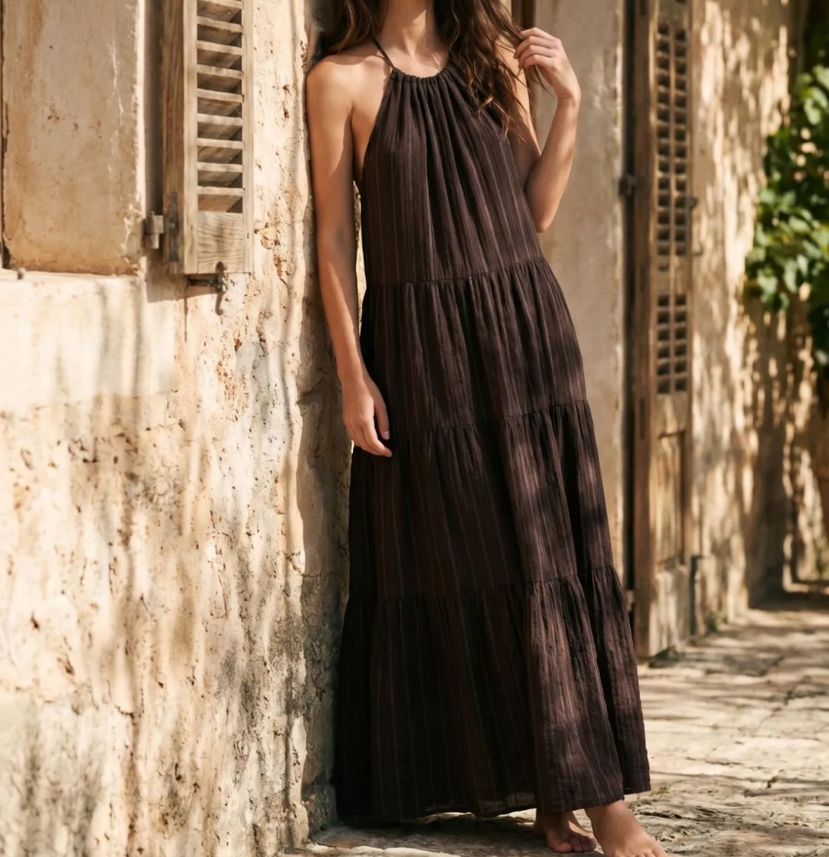 TIERED MAXI DRESS