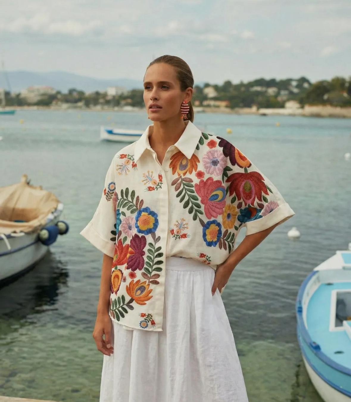 PRINTED OVERSIZED SHIRT