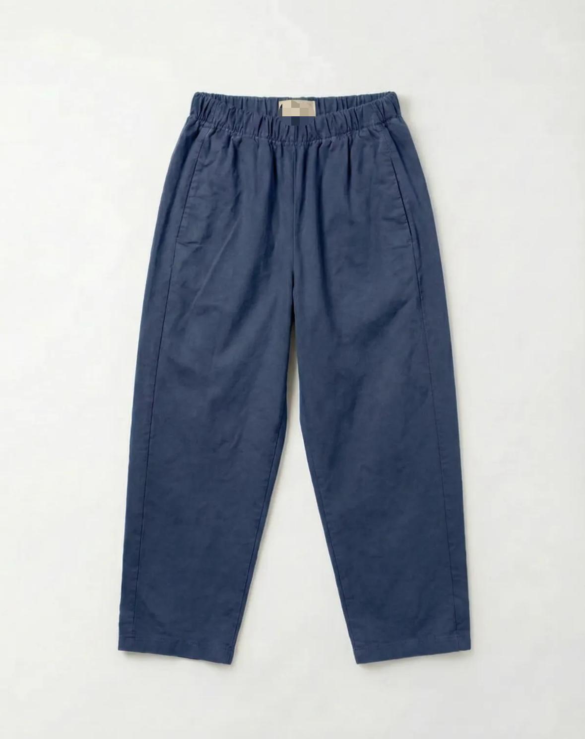 ELASTICATED WAIST BARREL TROUSER
