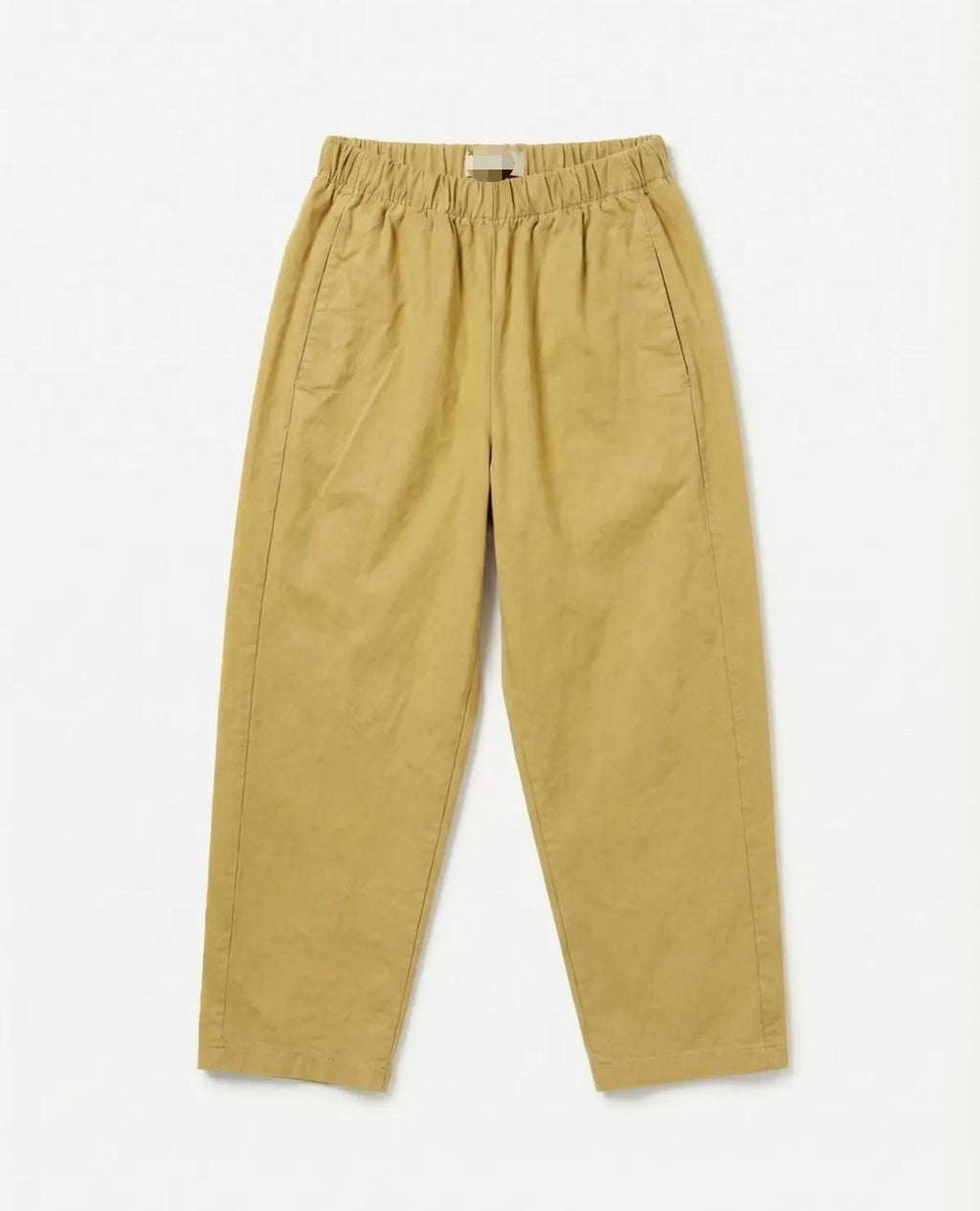 ELASTICATED WAIST BARREL TROUSER