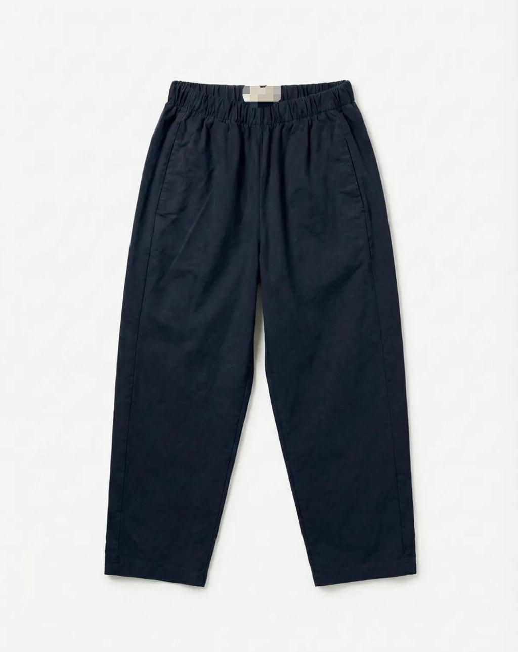 ELASTICATED WAIST BARREL TROUSER