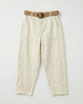 BELTED BARREL PANT
